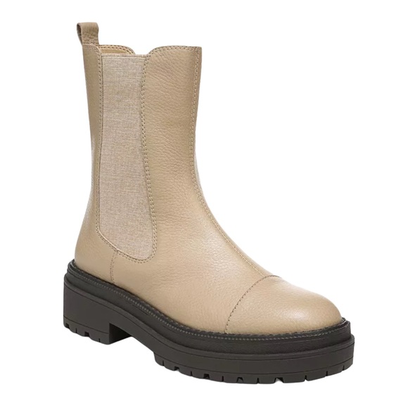 Sam Edelman Shoes - Sam Edelman Wellington Lugsole Ankle Boots – Taupe Tan Leather – Size 7